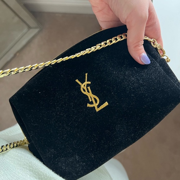 YSL Velvet Crossbody Pouch - Picture 3 of 11